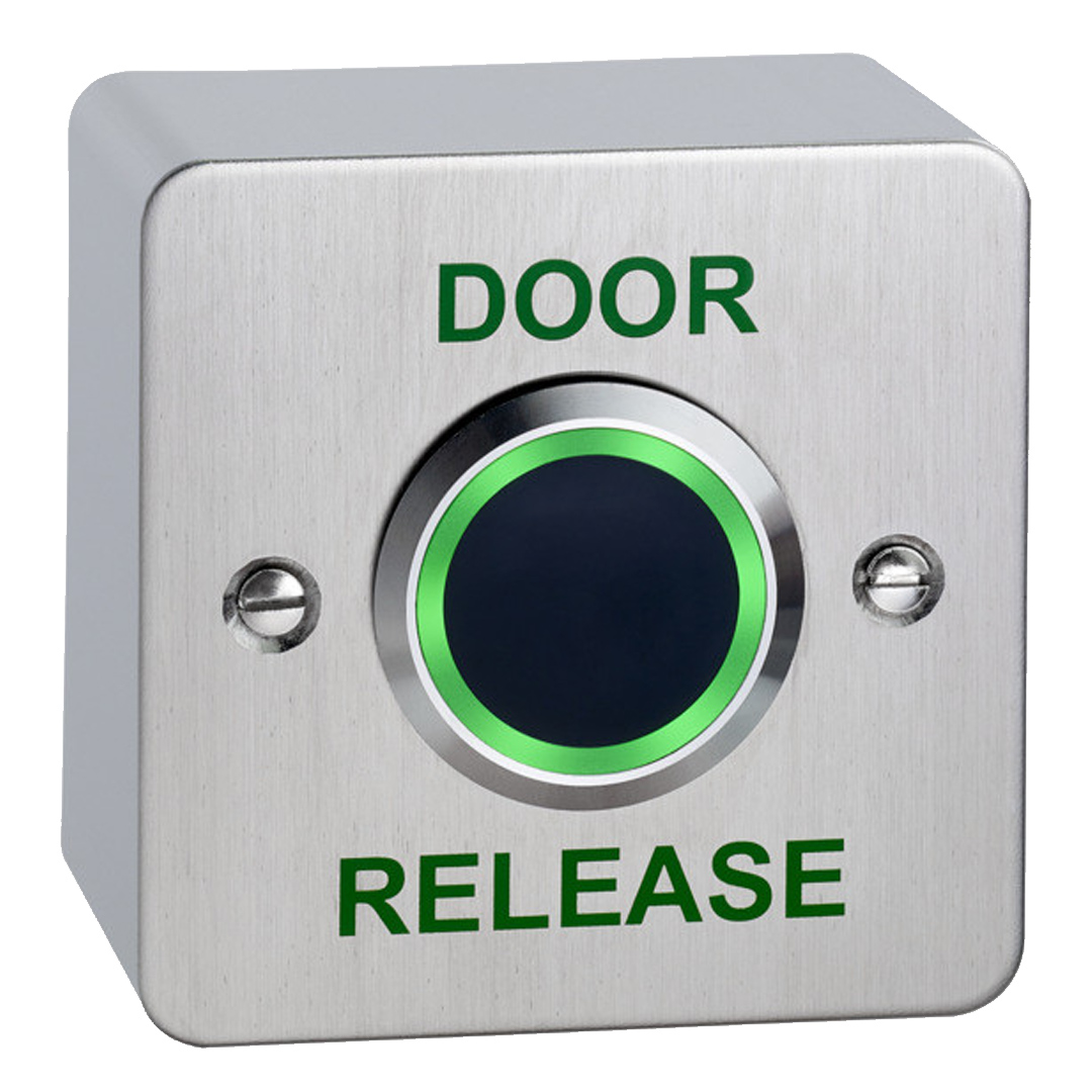 contactless exit buttons for ease of use and fast access large